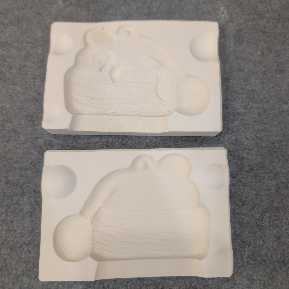 Alberts Molds Inc 1976 Ceramic Casting Mold Santa Hat Christmas Craft Project‎ - Picture 2 of 5
